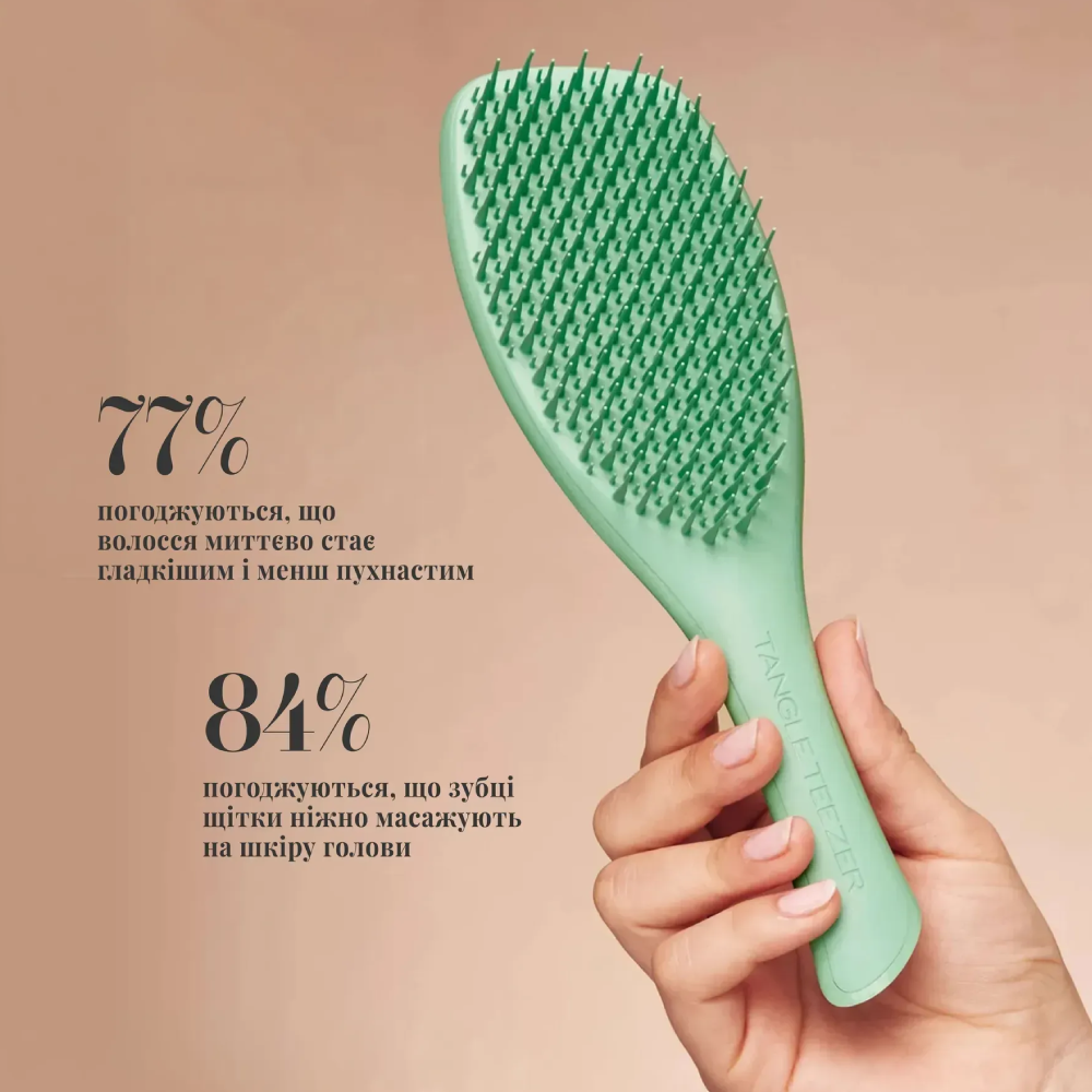 TANGLE TEEZER The Complete Carebrush Glistening Jade - Щітка для волосся - фото №10 TANGLE TEEZER The Complete Carebrush Glistening Jade - Щітка для волосся - фото №10